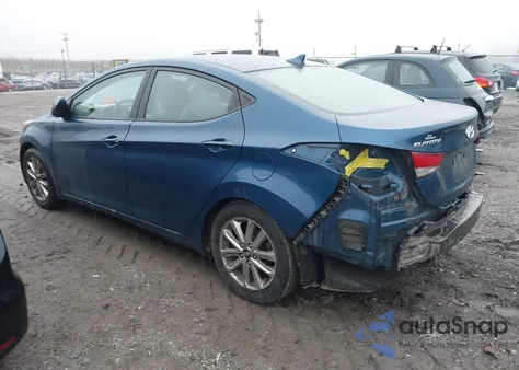 2015 Hyundai Elantra Se z USA, uszkodzony, nr VIN KMHDH4AE2FU297958